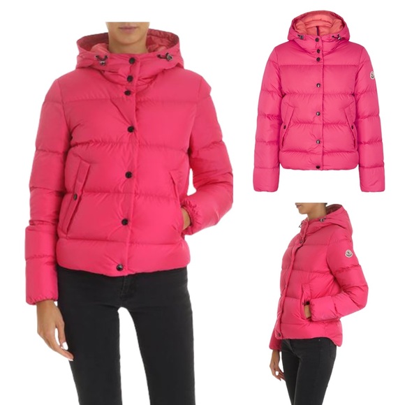 Moncler Jackets \u0026 Coats | Moncler Pink Goose Down Puffer Jacket Hot Pink Bright Pink Puffer Coat | Color: Pink | Size: M | Pm-03558252's Closet
